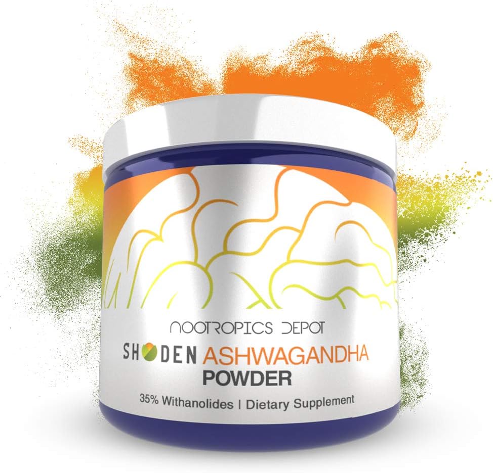 Nootropics Depot Shoden Ashwagandha Extract Powder - 15 Grammes (35% Withanolides) - görsel 1