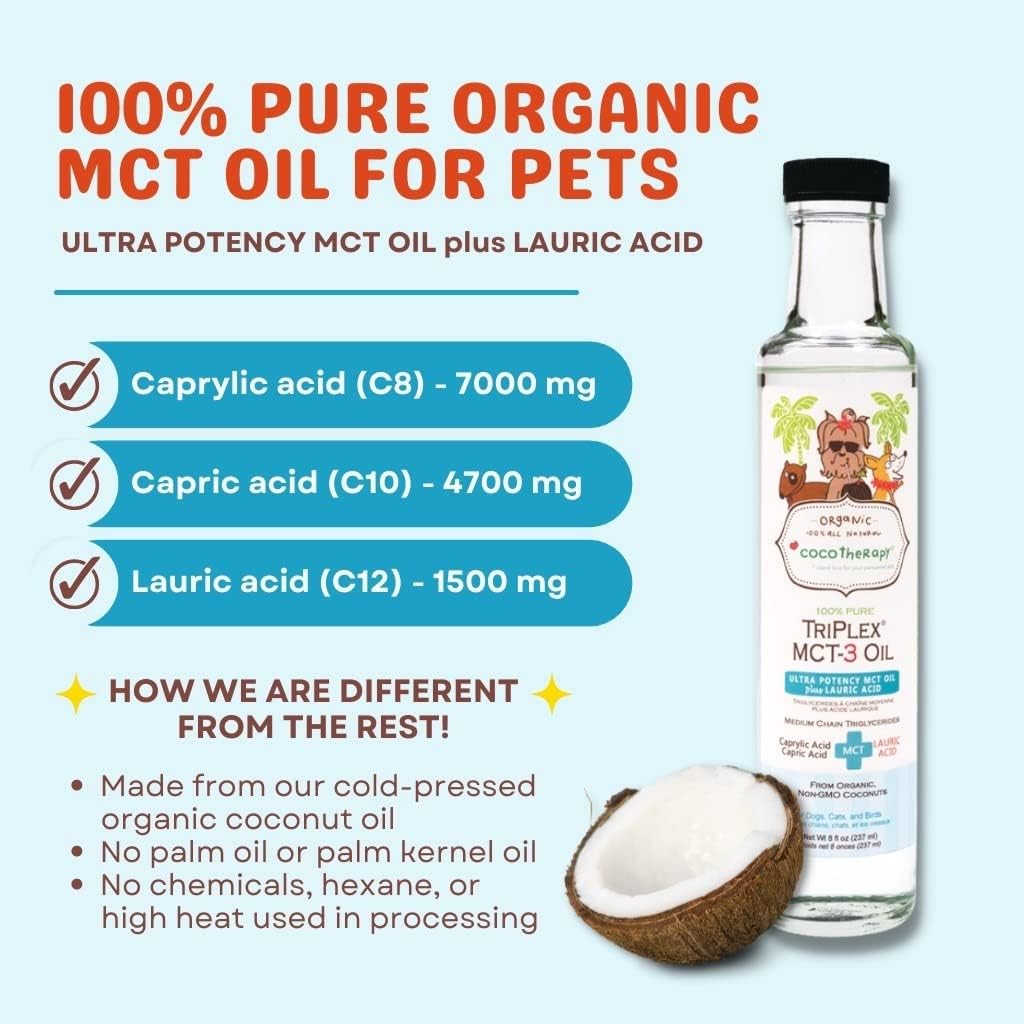 CocoTherapy Triplex MCT-3 Oil, Non-GMO, 100% Pure and Natural, 236 ml - görsel 5