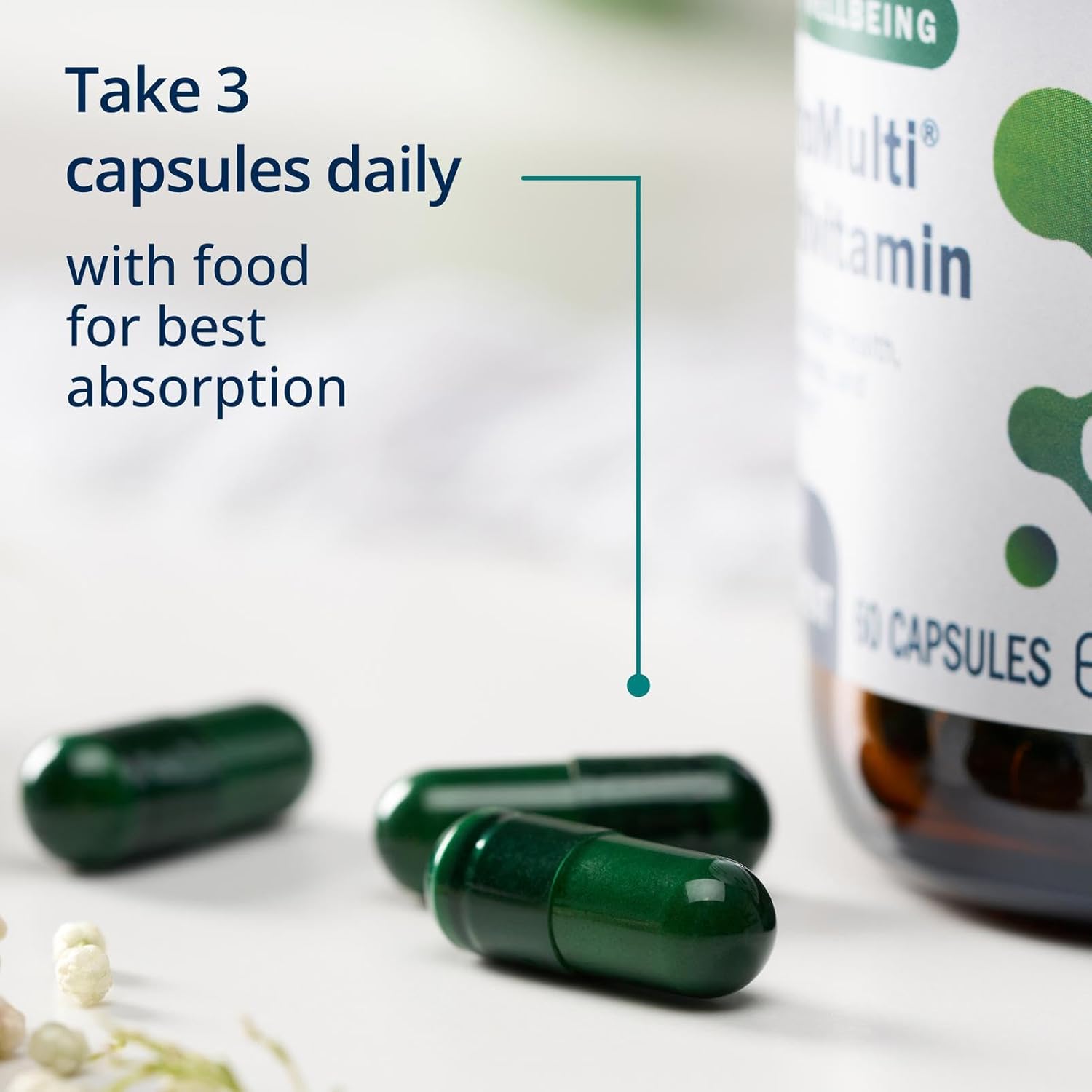 Metagenics PhytoMulti Multivitamin - 20+ Essential Vitamins & Minerals with Phytonutrients - Non-GM & Gluten-Free - 60 Capsules - görsel 6