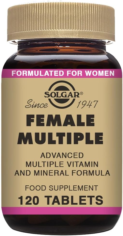 Solgar Female Multiple - Multivitamin, Mineral & Herbal Formula for Women - 120 Tablets - görsel 4