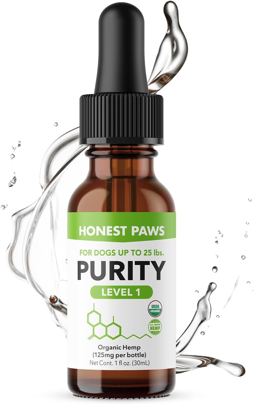 Hemp Oil for Dogs – Natural Hemp Seed Oil Calming Purity Drops - görsel 1