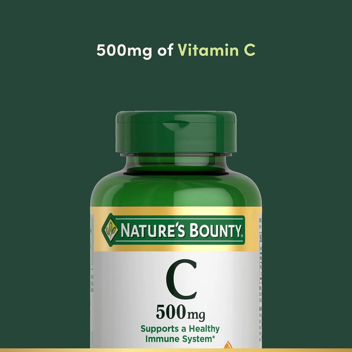 Nature's Bounty Vitamin C 500mg, Immune Support Supplement, 250 Vegetarian Tablets - görsel 3