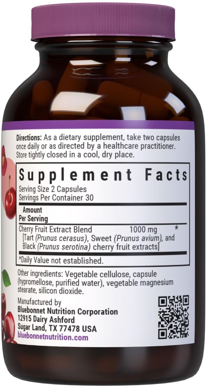 BlueBonnet Super Fruit Cherry Fruit Extract Supplement - 60 Capsules - görsel 2