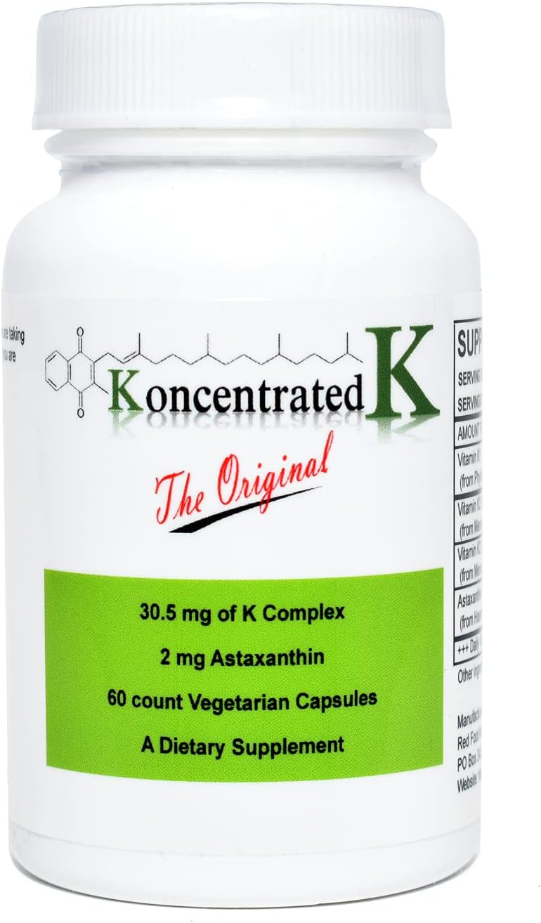 Koncentrated K - 30.5 mg Vitamin K Complex with 2 mg Astaxanthin - görsel 1