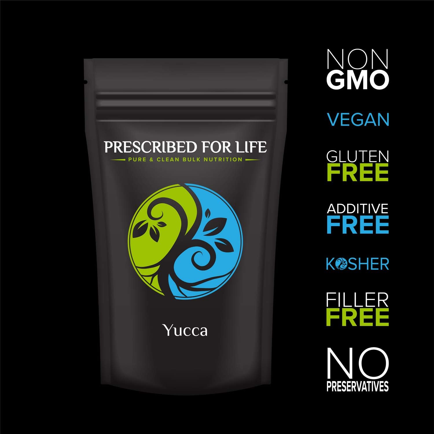 Prescribed For Life Yucca Powder | Natural Yucca Root Extract | Fine Powder (Yucca schidigera), 2 kg - görsel 2