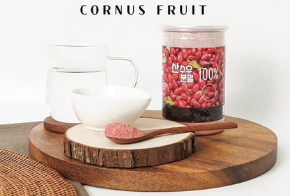 Organic Natural Pure Cornelian Cherry, Cornus Fruit Extract Powder - 300g