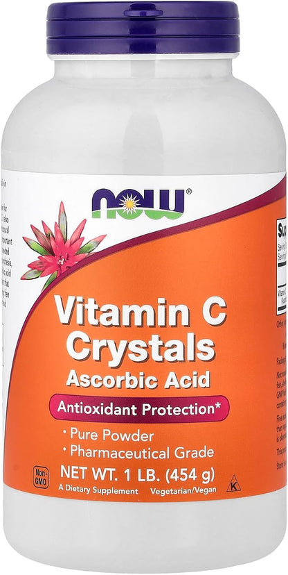 NOW Foods Vitamin C Crystals, 454 g (1 lb)