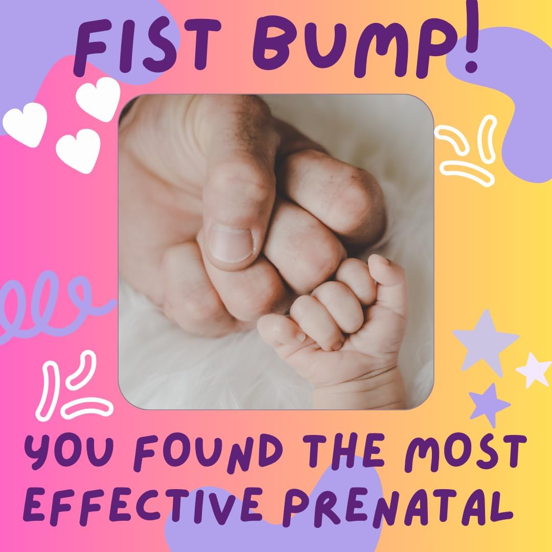 BioImmune Ultra Strength Bio-Available Prenatal Vitamins for Women - Naturally Occurring Methylated Folate, DHA Omega 3 - Supports Brain Development and Healthy Foetal Development - görsel 3