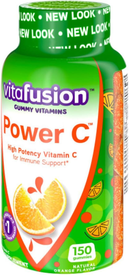 Vitafusion Power C Gummy Vitamins for Adults, 150 Gummies