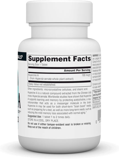 Source Naturals Huperzine A 100mcg – 120 Tablets
