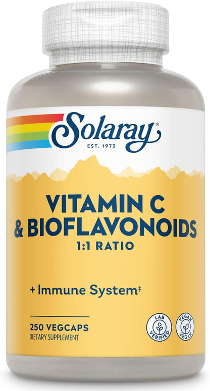 SOLARAY Vitamin C 500mg with Citrus Bioflavonoids