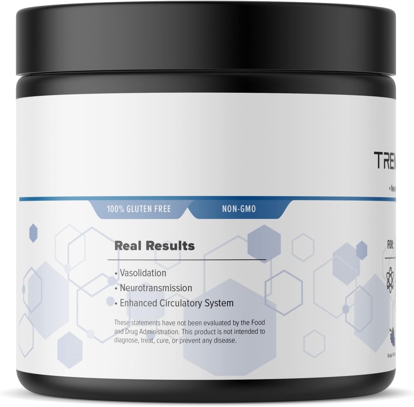 Real Science Nutrition Tremor Miracle - Herbal Supplement Powder for Nervous System Support (380g, Grape Flavour) - görsel 2