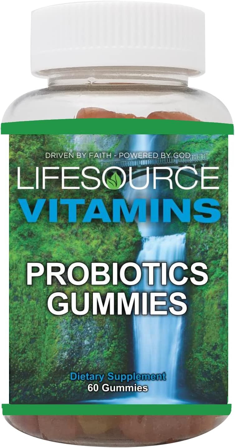 LifeSource Vitamins Organic Probiotic Gummies – 60 Gummies - görsel 1