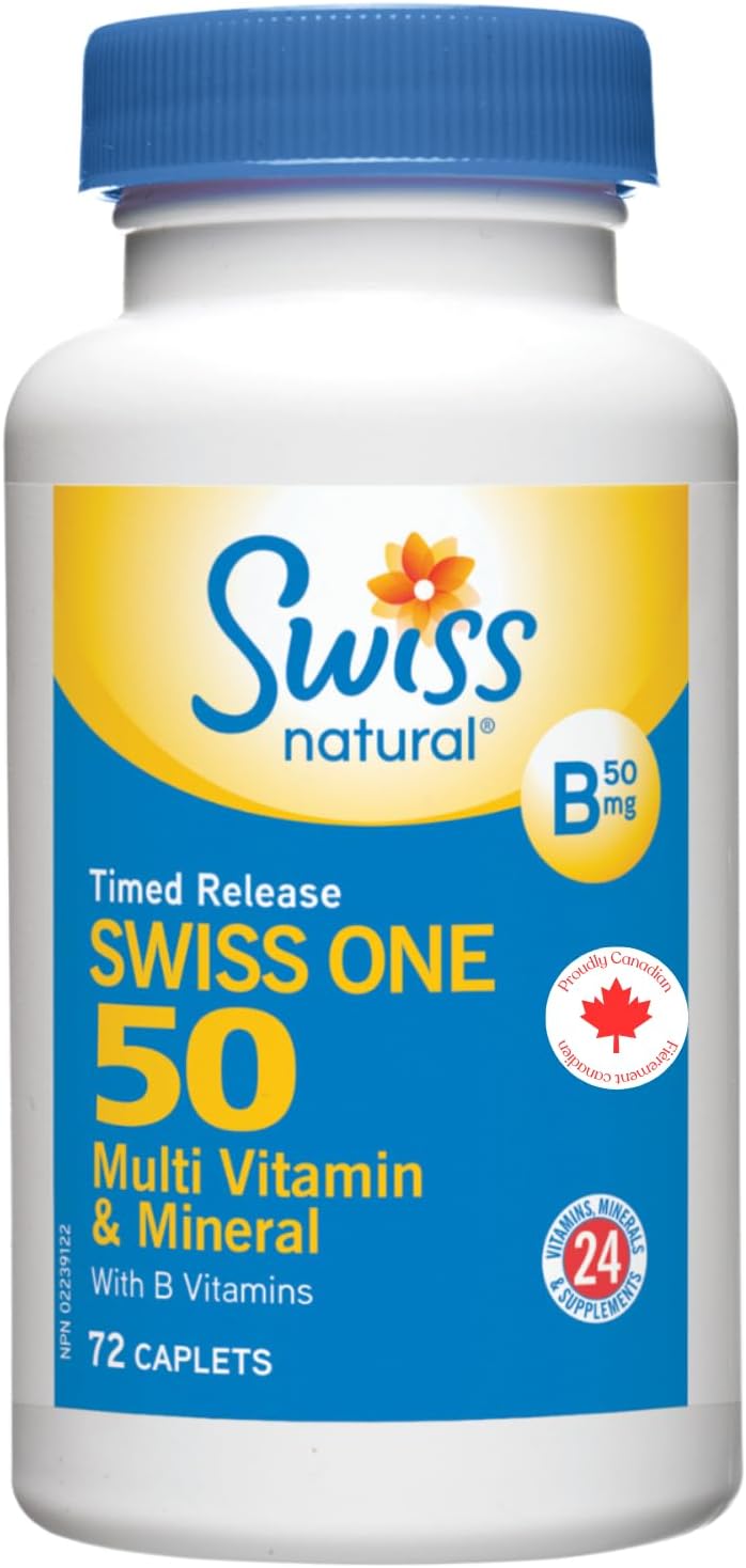 Swiss Natural Swiss One 50 Timed Release Multi Vitamin & Mineral with B Complex - görsel 1