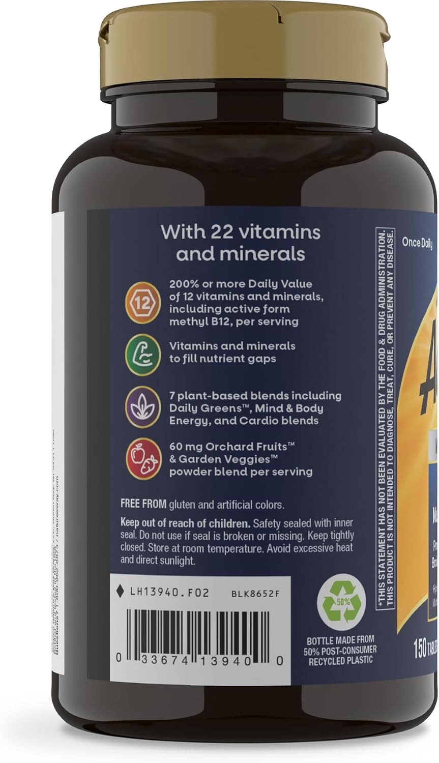 Nature's Way Alive! Ultra Potency Multivitamin for Men 50 Plus, 150 Tablets - görsel 10