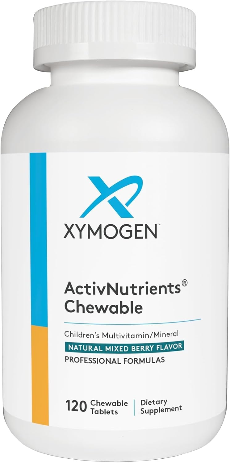 XYMOGEN ActivNutrients Chewable - Children's Multivitamin - Mixed Berry - 60 Count - görsel 9