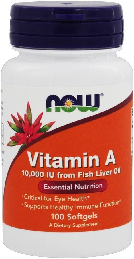 Now Foods Vitamin A 10,000 IU, 100 Softgels - görsel 4