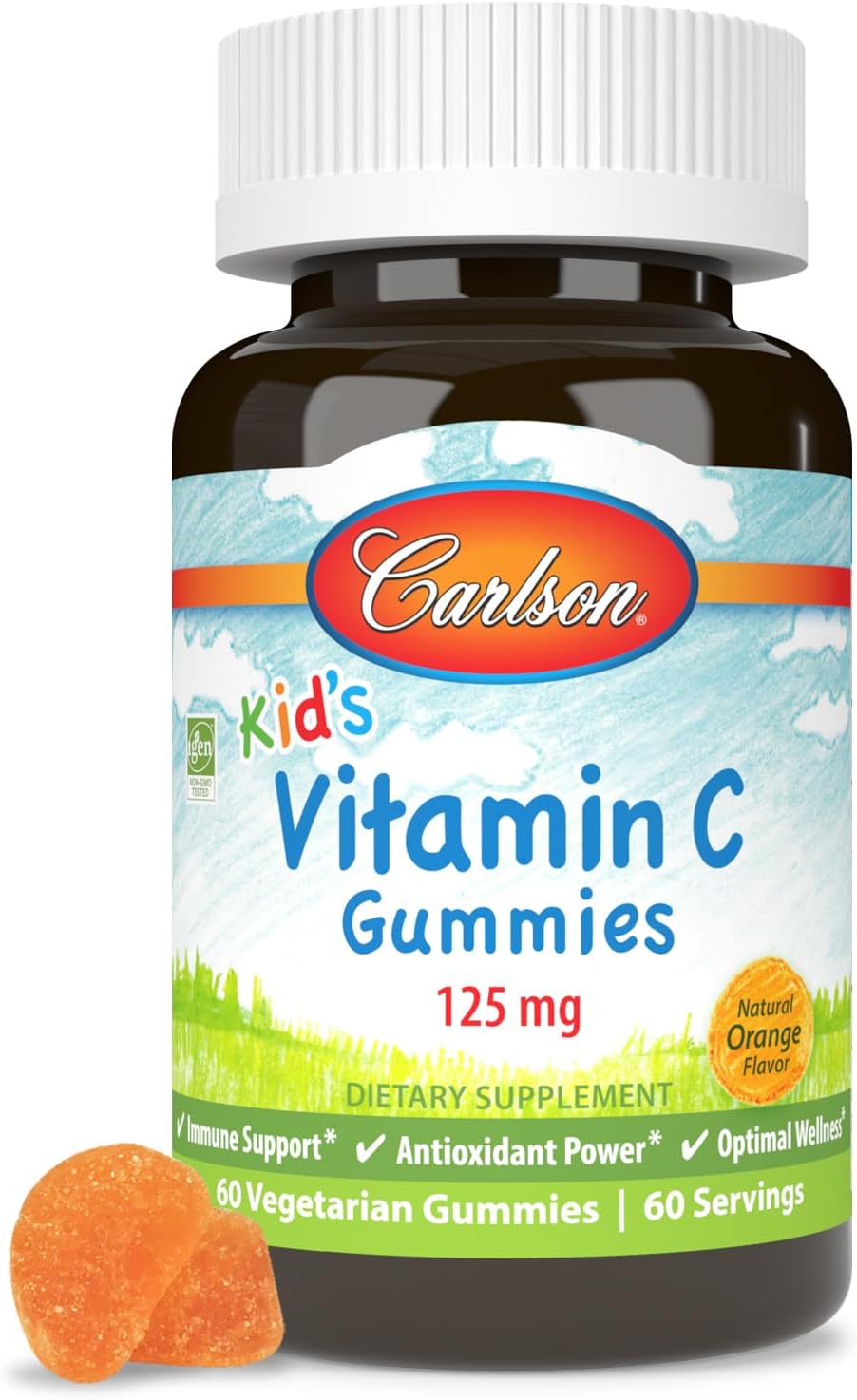 Carlson Labs Kids Vitamin C Gummies, 60 CT - görsel 1