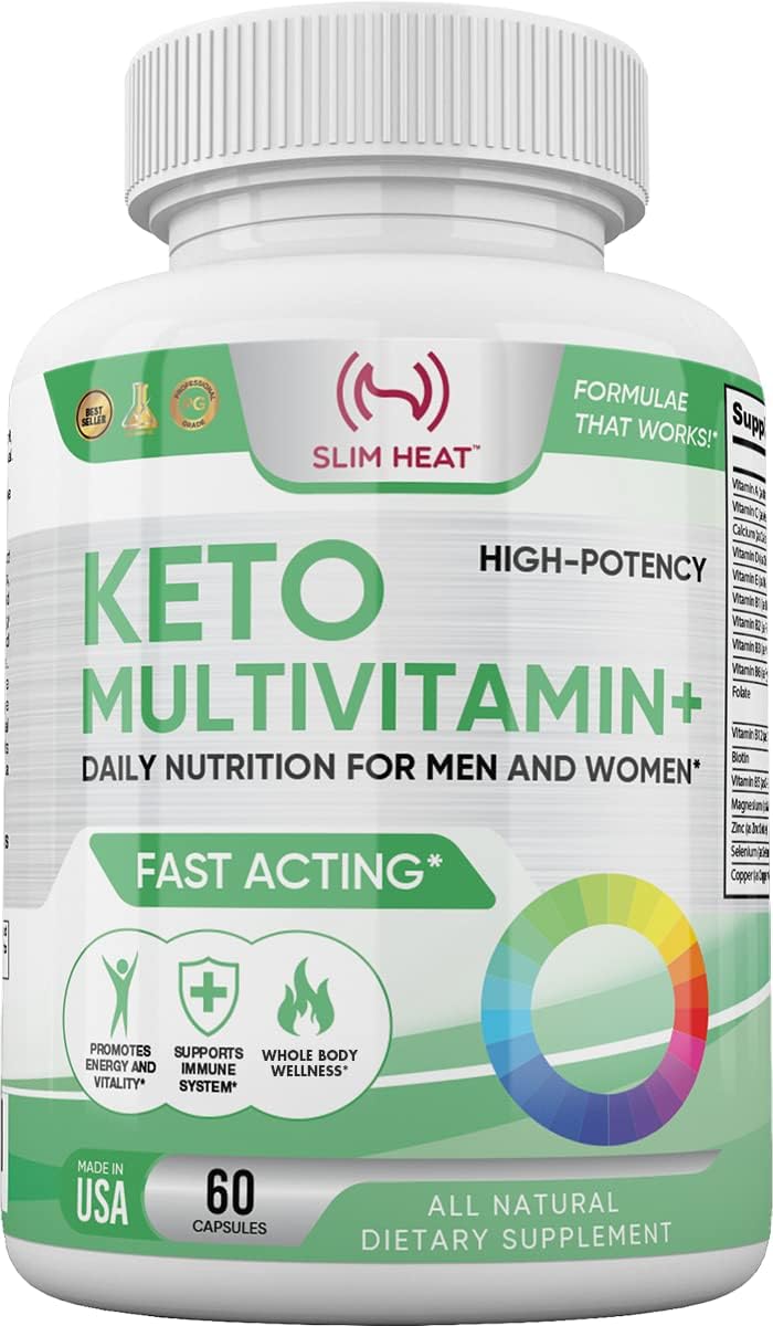 Keto Multivitamin for Women and Men – 35 Potent Ingredients for Immune Support – Non-GMO, Gluten-free, Sugar Free – 30-Day Supply - görsel 1