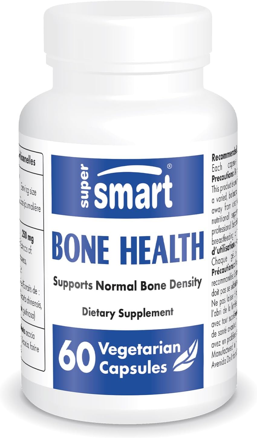 Supersmart Bone Health Supplement – Plant-Based, Patented Osteosine – 60 Vegetable Capsules - görsel 1