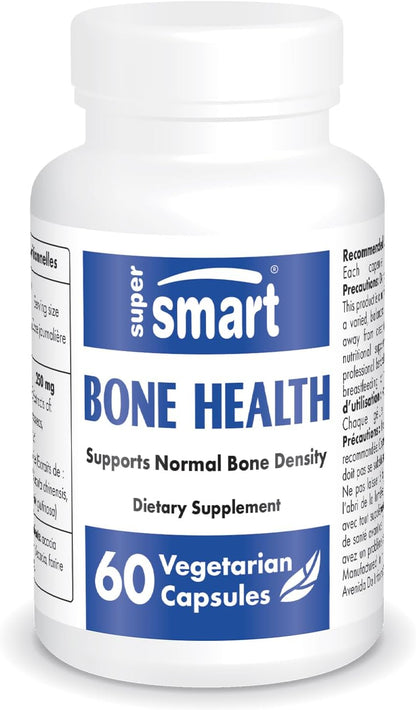 Supersmart Bone Health Supplement – Plant-Based, Patented Osteosine – 60 Vegetable Capsules