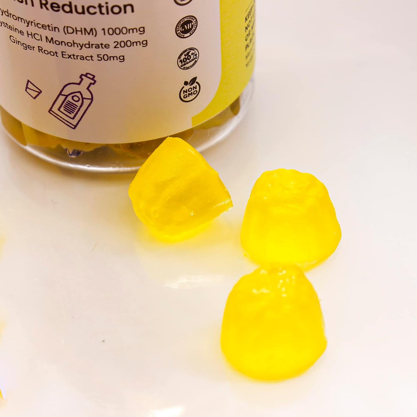 FANDICK DHM 1000 Dihydromyricetin Gummies with Ginger Root and Black Pepper (30 Count) - görsel 8