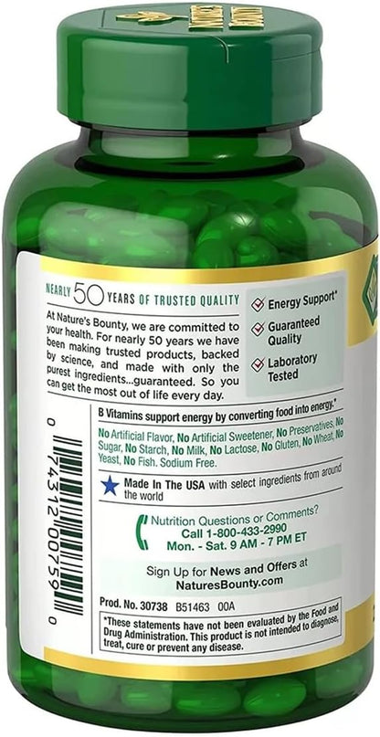 Nature's Bounty Biotin 10,000 mcg, 250 Rapid Release Soft Capsules