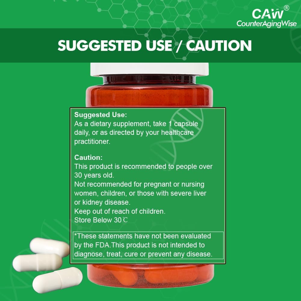 CAW Nano Cycloastragenol 25mg – Enhanced Absorption with Enteric-Coated Capsules (30 Capsules) - görsel 5