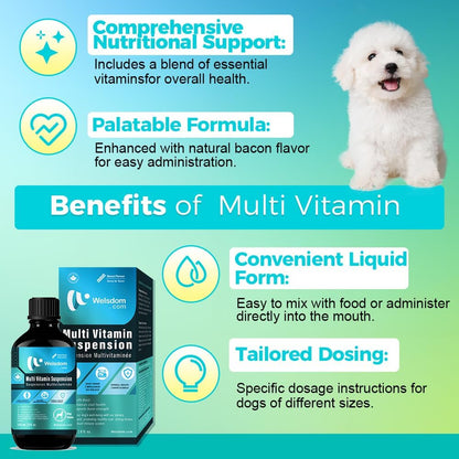 Pets Comprehensive Multivitamin Suspension for Dogs – 240mL