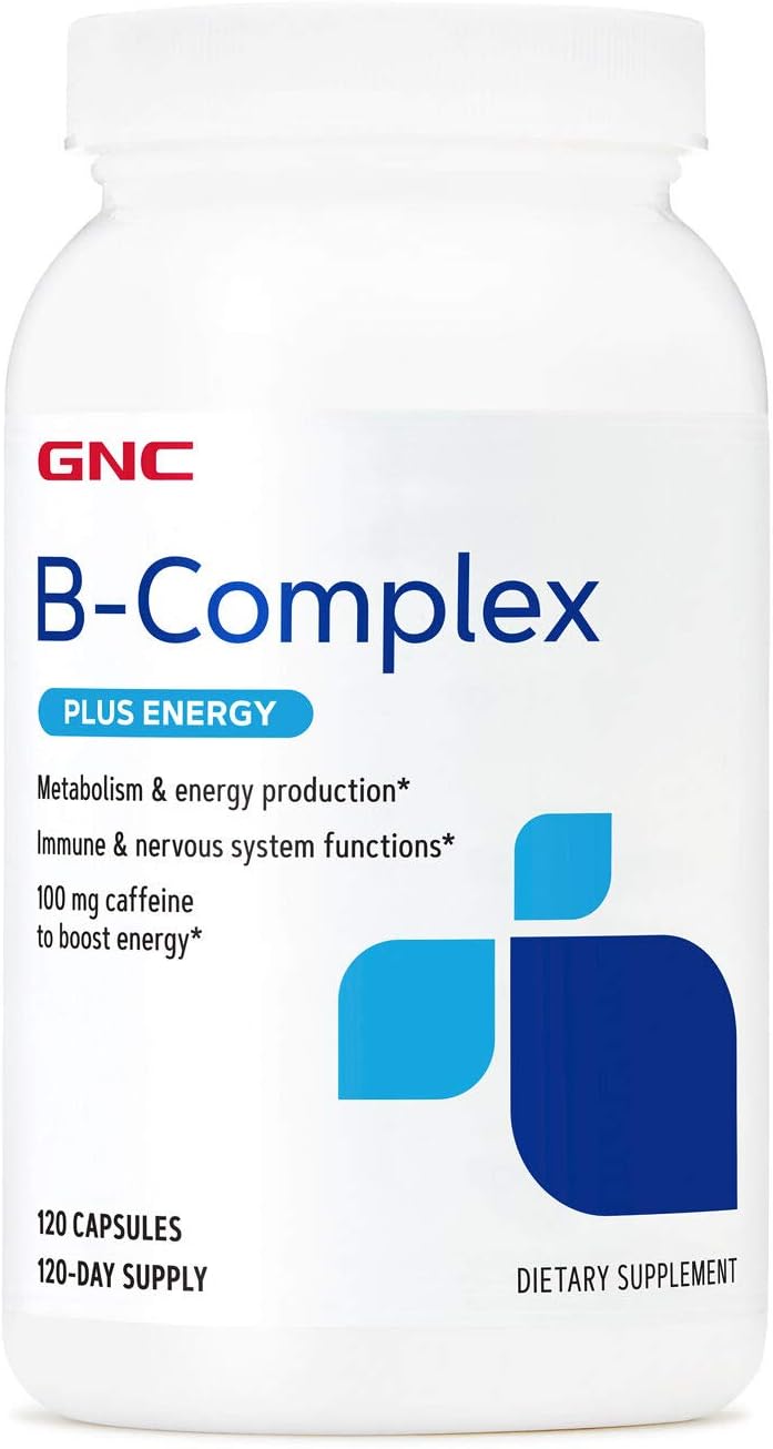 GNC B-Complex Plus Energy - 120 Tablets - görsel 1