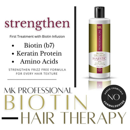 Majestic Hair Biotin Therapy 475ml - Formaldehyde Free
