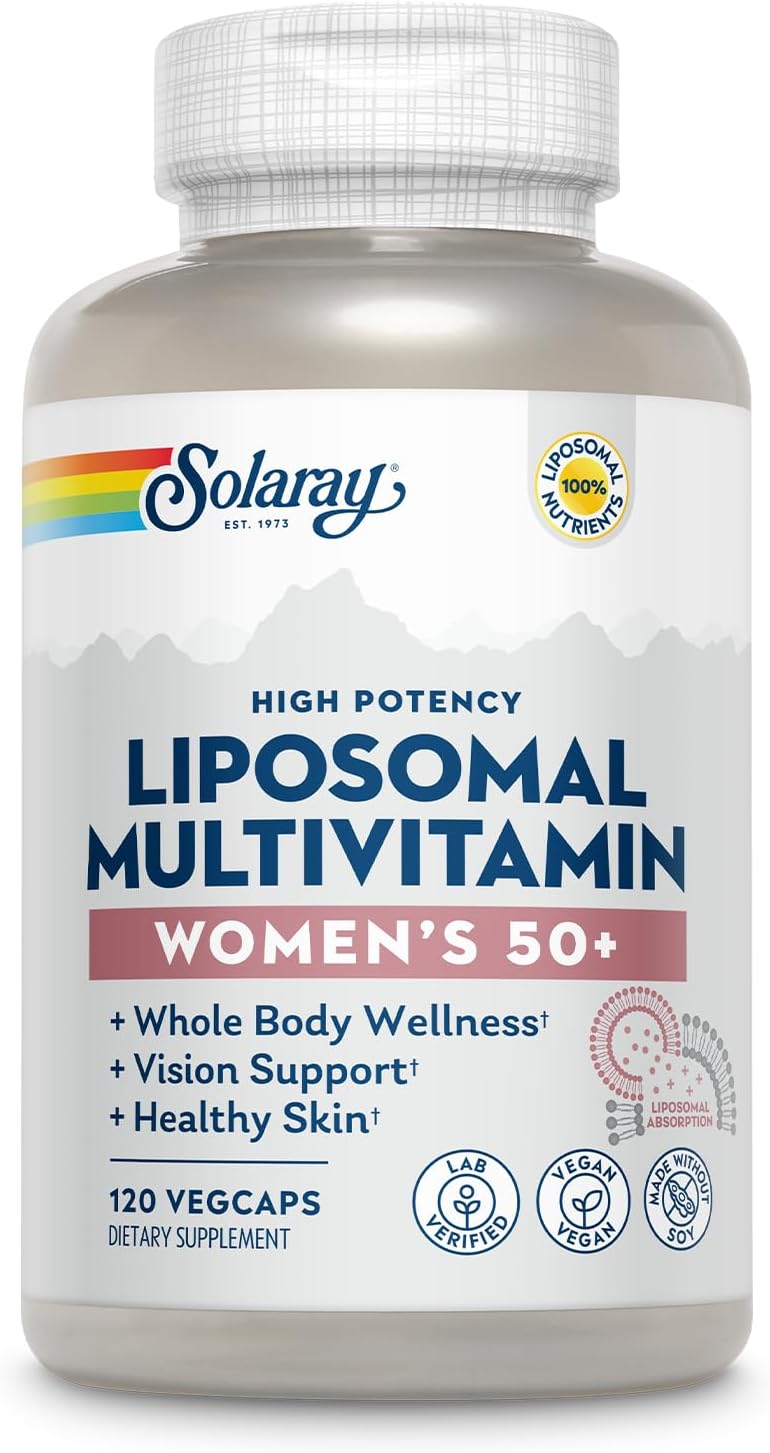 SOLARAY Liposomal Multivitamin for Men - 120 VegCaps - görsel 9