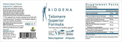 Biogena Telomere Superior Formula – Sirtuin Activation & Cellular Regeneration