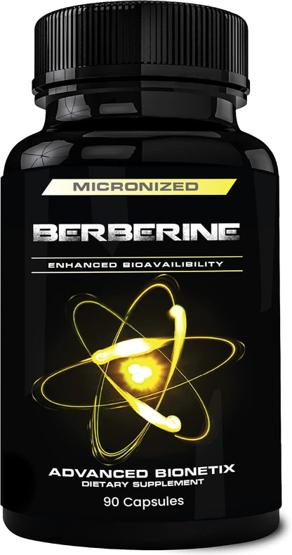 Advanced Bionetix Micronised Berberine 1500mg – 2 Pack (180 Capsules)