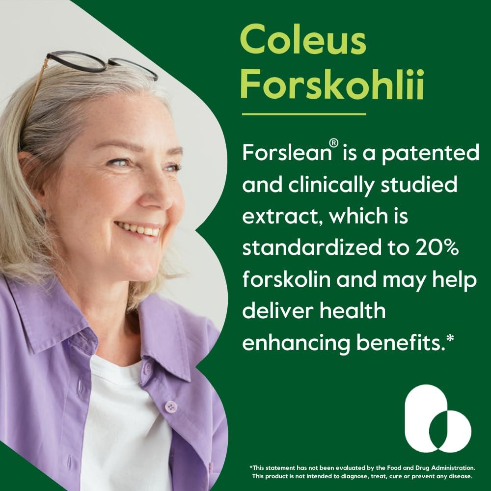 BESTVITE Coleus Forskohlii 125 mg – 20% Forskolin (120 Vegetarian Capsules) - görsel 4