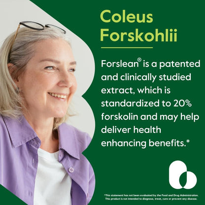BESTVITE Coleus Forskohlii 125 mg – 20% Forskolin (120 Vegetarian Capsules)