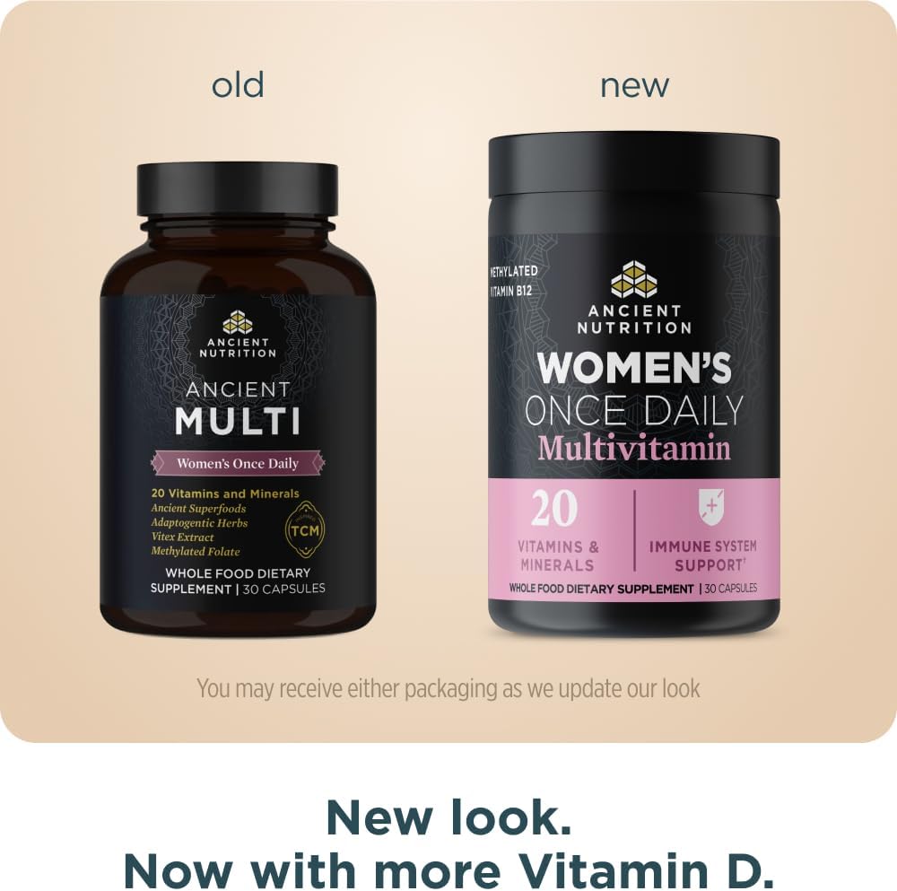 Ancient Nutrition Women's 1-Day Multivitamin, 30 CT - görsel 2