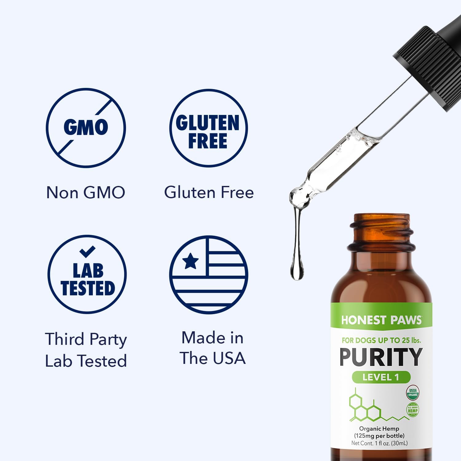 Hemp Oil for Dogs – Natural Hemp Seed Oil Calming Purity Drops - görsel 7