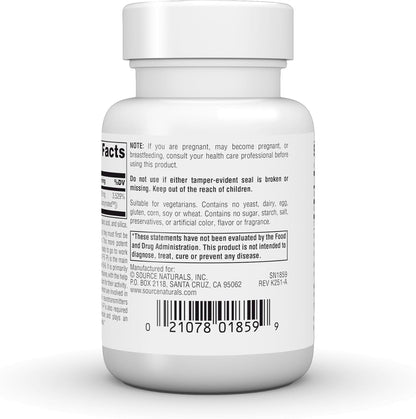 Source Naturals Coenzymated B-6 (P5P) 100 mg, 60 Tablets