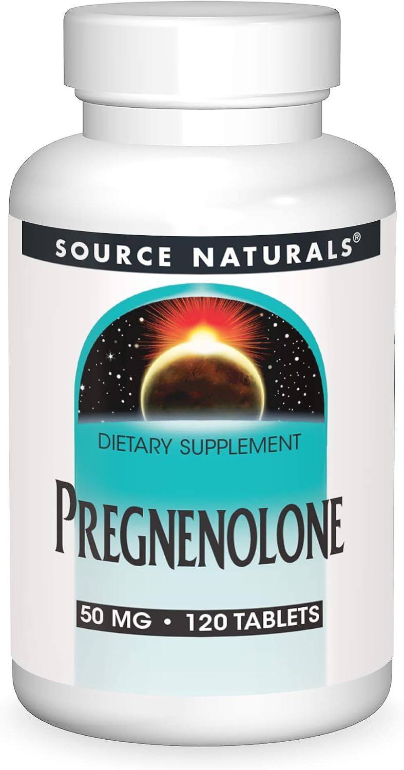 Source Naturals Pregnenolone 50 mg - 120 Tablets - görsel 1