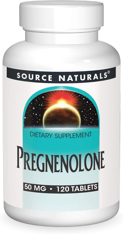 Source Naturals Pregnenolone 50 mg - 120 Tablets