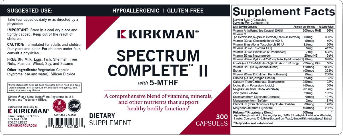 Kirkman Spectrum-Complete II Capsules - Hypo - görsel 3