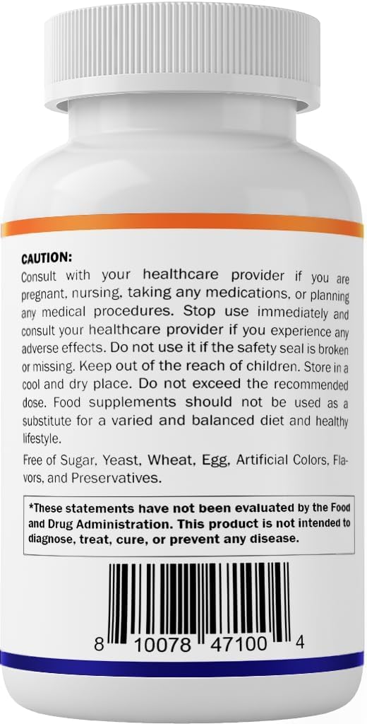 Vitamatic High Potency Biotin 20000 mcg (20 mg) with Keratin 100mg - 120 Tablets - görsel 9