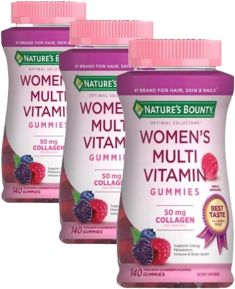 Nature's Bounty Optimal Solutions Women's Multivitamin Gummies, 140 Count - görsel 9
