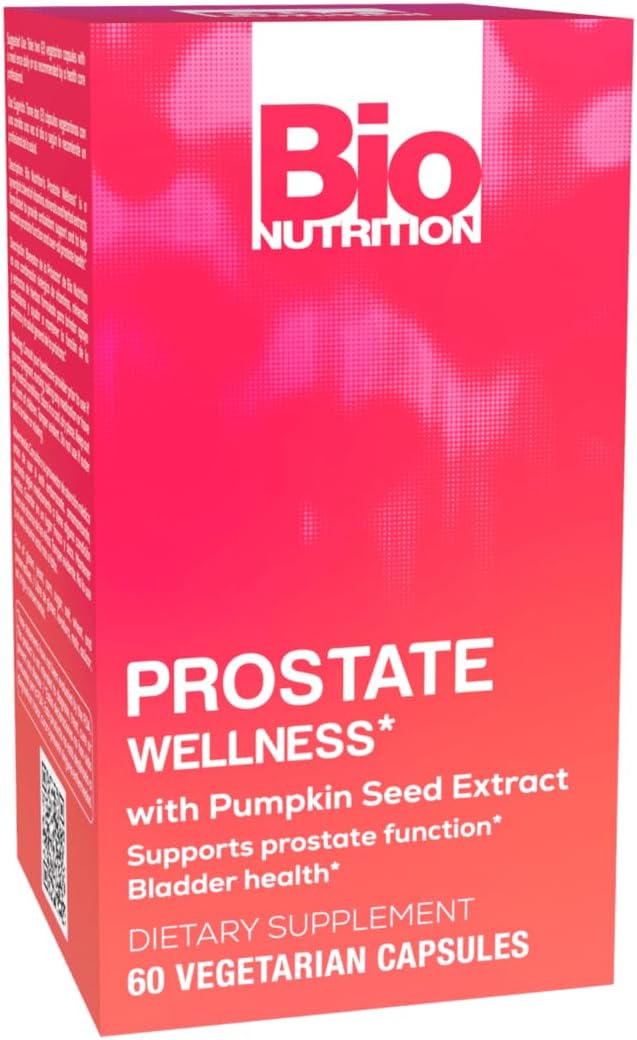 Bio Nutrition Prostate Wellness with Pumpkin Seed Extract 60 Capsules - görsel 1