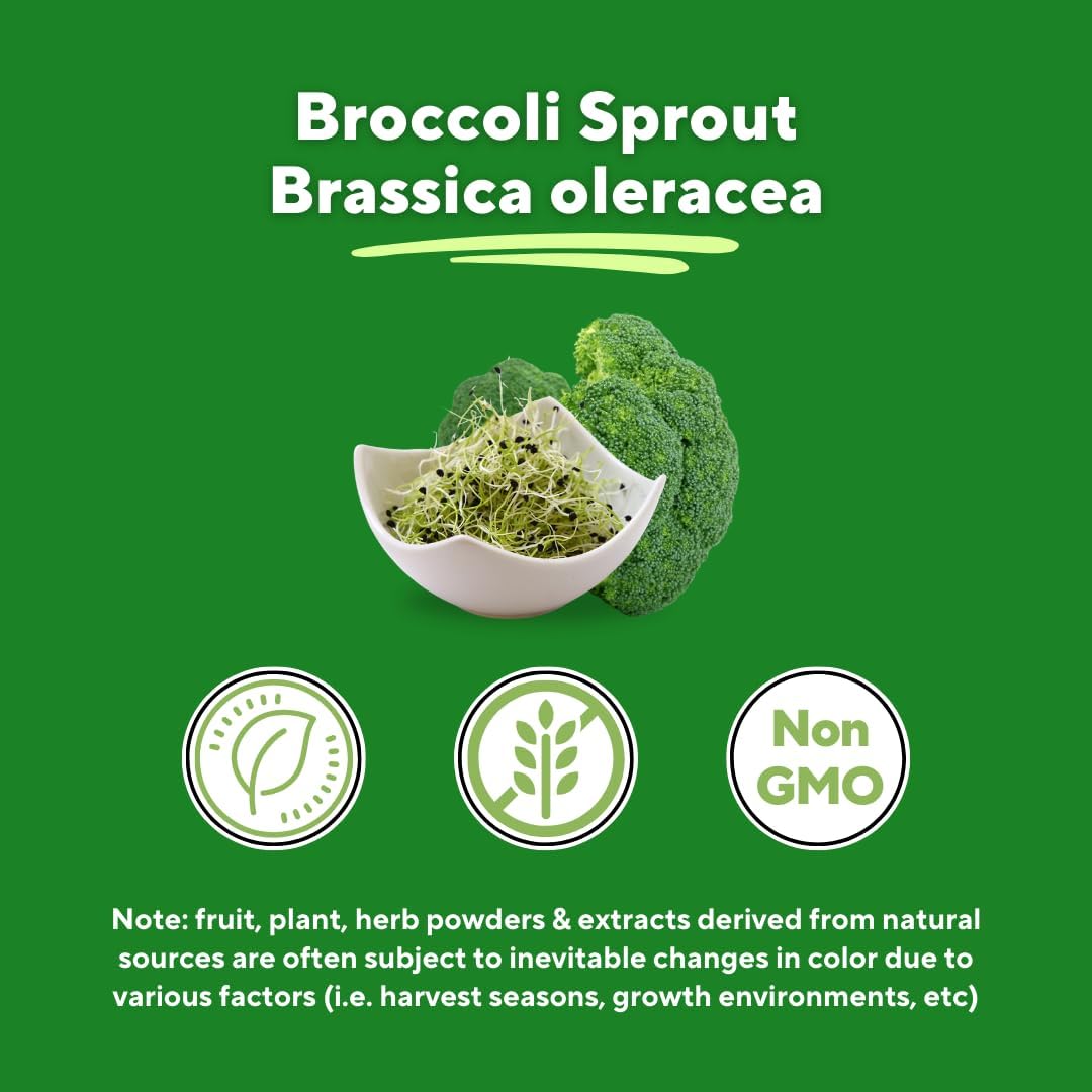 Vitapia Organic Broccoli Sprout & Broccoli Extract Supplement - 120 Vegetable Capsules - görsel 5