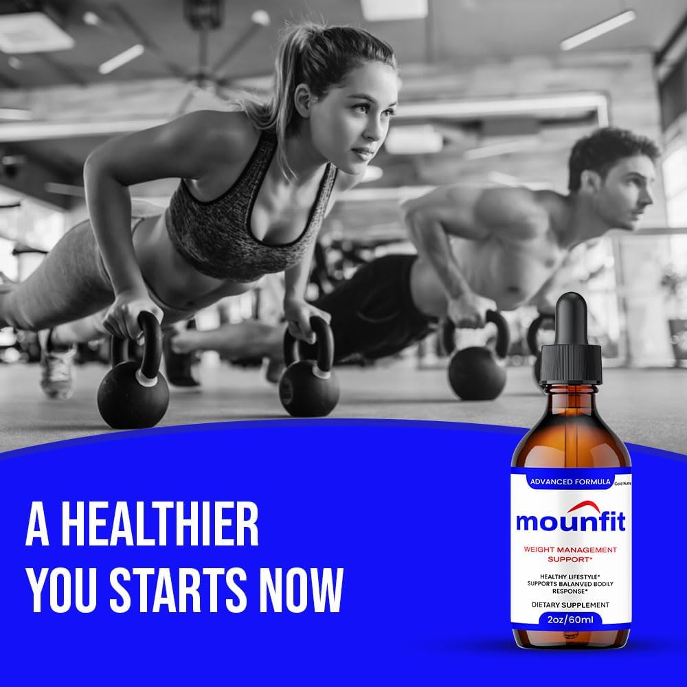 (5 Pack) Mounfit Drops, All Natural Formula, Mounfit Liquid Supplement Maximum Strength, Official Vitamin Extract for Men and Women - görsel 5