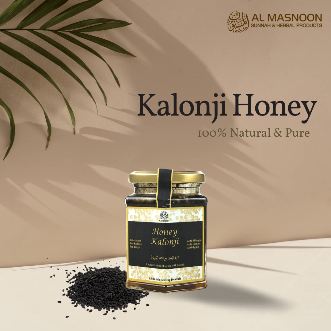 AL MASNOON Black Seed with Pure Honey - 300g (Pack of 1) - görsel 2