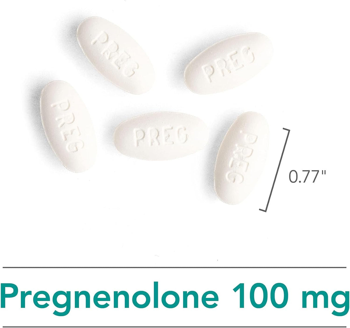 NutriCology Pregnenolone 100 mg - Micronised Hormone Precursor - 60 Tablets - görsel 5