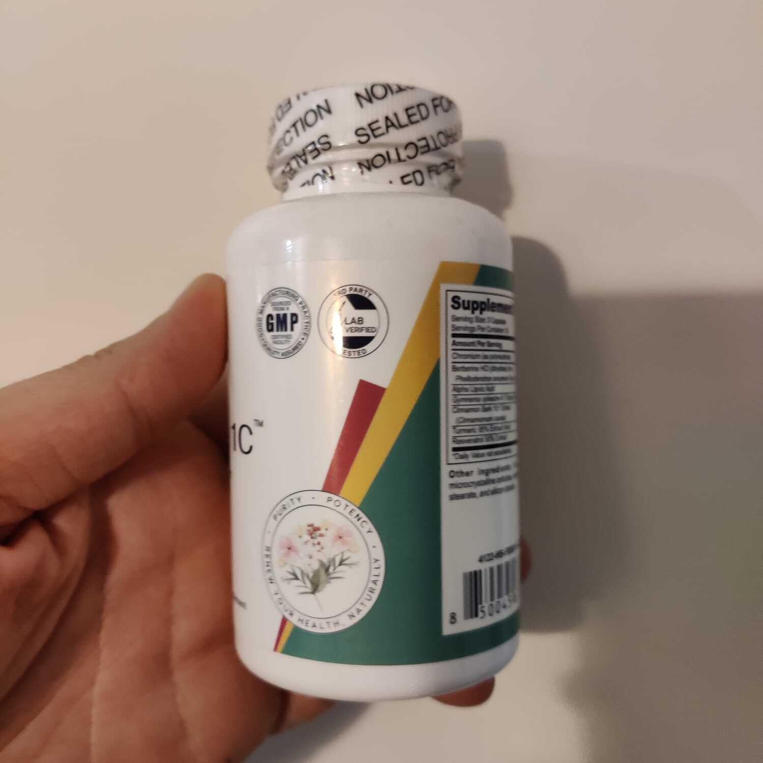 FitCose 1C - Food Supplement with Berberine, Chromium and Cinnamon - görsel 2